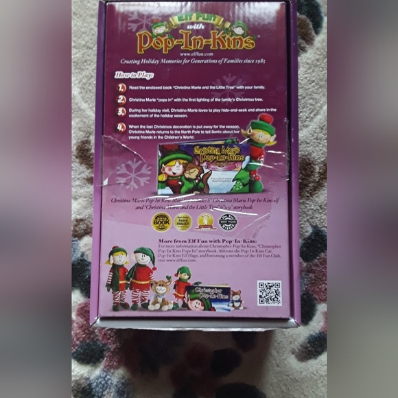 Christina Marie Elf Fun Pop-In-Kins Hide and Seek Family Fun Color Mini Book - Picture 5 of 5